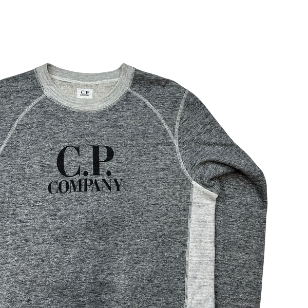 Cp company grey marl sweatshirt 2025
