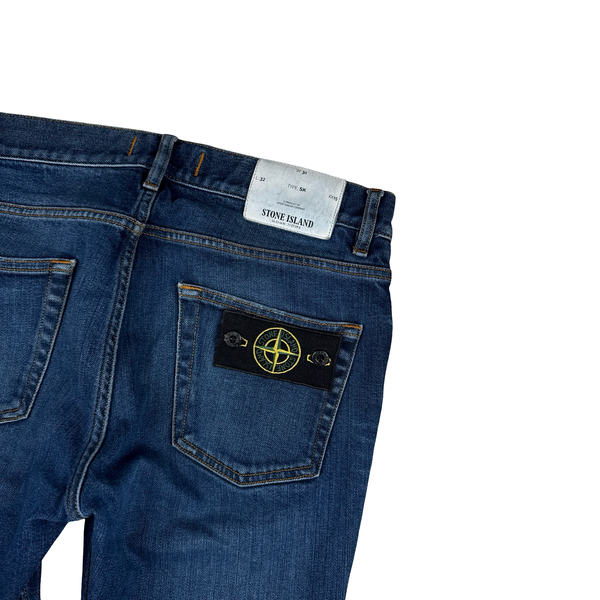 Stone Island 2017 Mid Wash Skinny Fit Denim Jeans - 30"