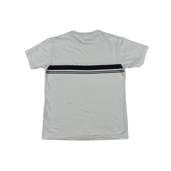 Stone Island 2017 Marina Black Spellout Cotton T Shirt - Large