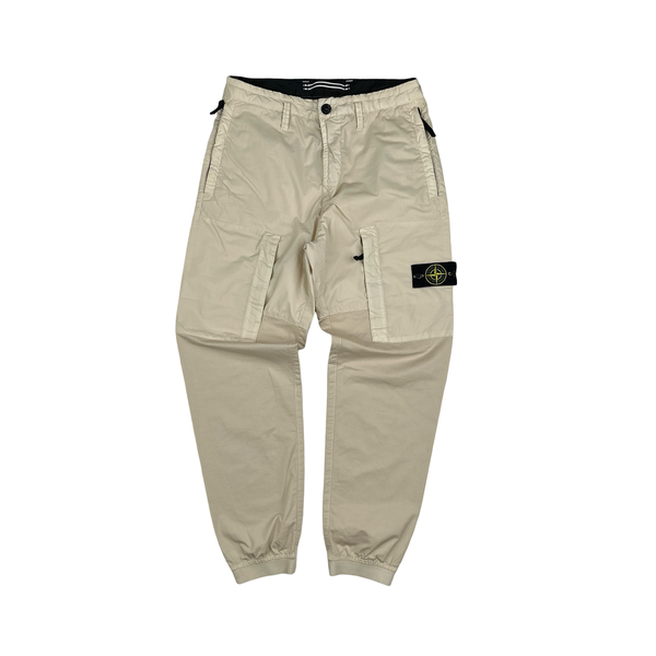 Stone Island 2020 Beige Cargo Trousers - Small