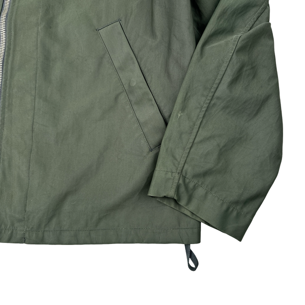Stone Island Khaki Nylon Vintage SS2000 Zipped Jacket - Large