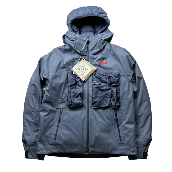 CP Company Lilac Goretex Infinium Waterproof Down Liner Jacket - Large