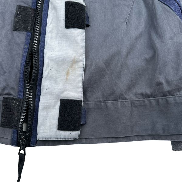 Stone Island 2007 Navy Dutch Rope Double Lined Hooded Jacket - XXL