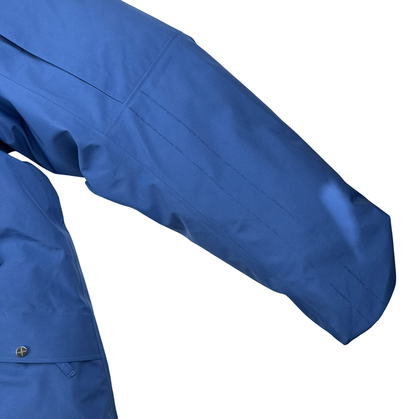 Stone Island 2024 Blue Goretex Capo Campionario Stellina Jacket - Large