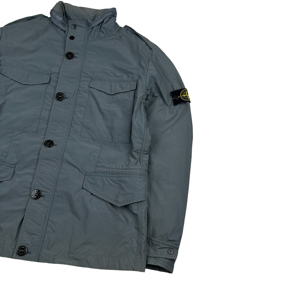 Stone Island 2014 Teal Micro Reps Field Jacket - XXL