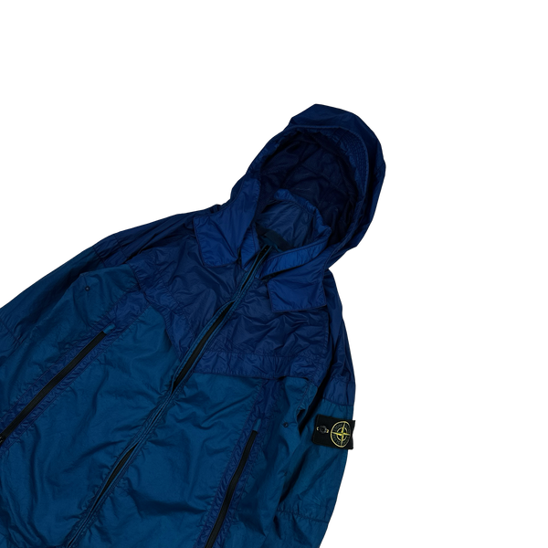 Stone Island x Nike Blue Hyperlight Membrana Windrunner Jacket - Small