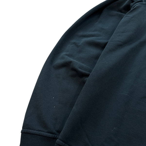 Stone Island 2013 Navy Cotton Pullover Hoodie - Large