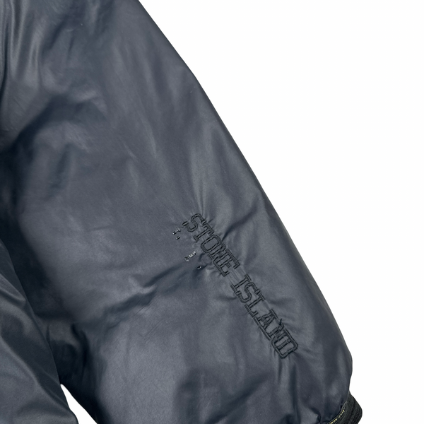 Stone Island 2006 Denims Navy Nylon Fleece Lined Hooded Jacket  - XL