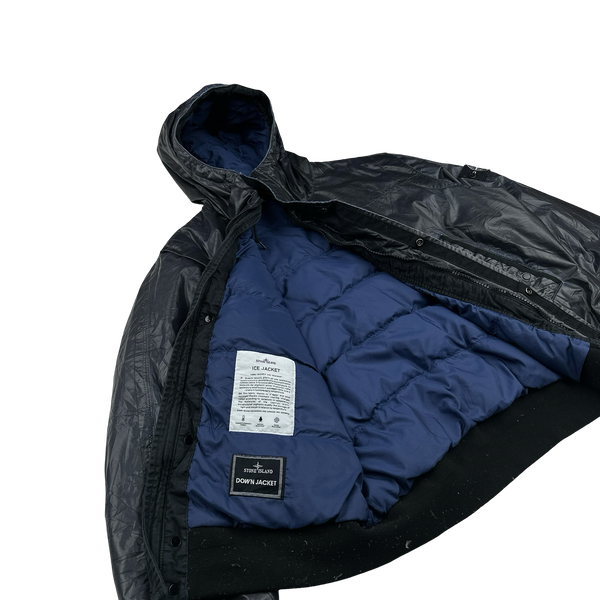 Stone Island 2011 Dark Blue Colour Change Ice Down Jacket - XL