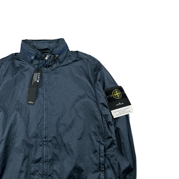 Stone Island 2023 Econyl Blue Regenerated Nylon Metal Jacket - XL