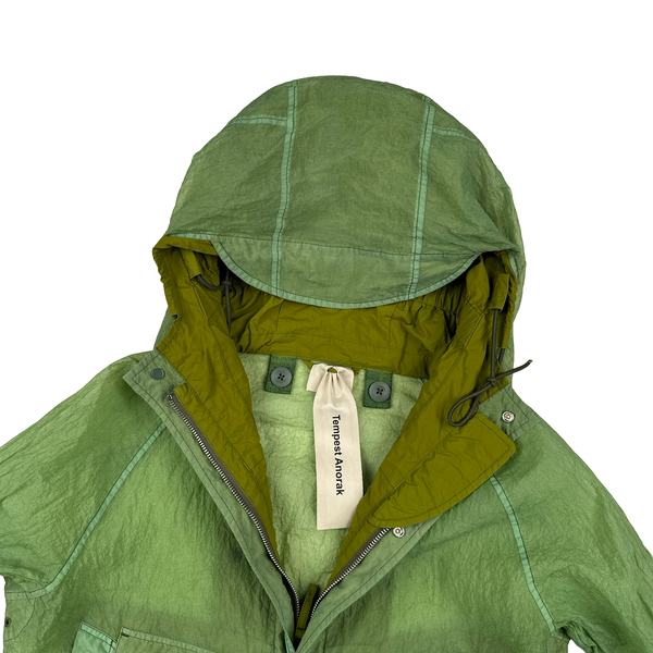 Ten C Green Lightweight Tempest Anorak Jacket - Medium