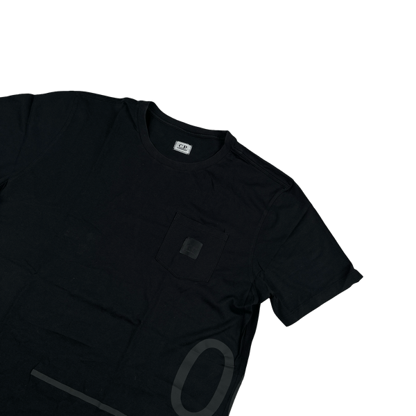 CP Company Black 002 Metropolis Graphic T Shirt - XL