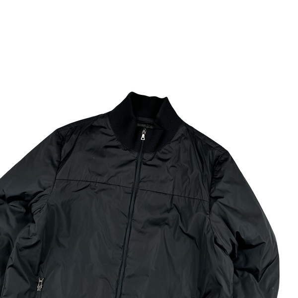 Prada Black Nylon Red Tab Jacket - Medium