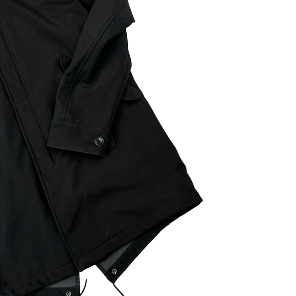 CP Company Black Fishtail Parka Soft Shell - XS