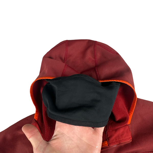 Arcteryx Dark Red Balaclava Stretch Hoodie - XL
