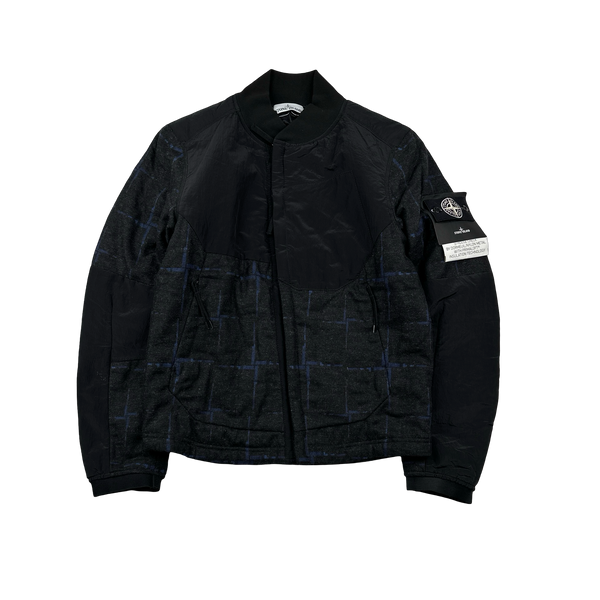 Stone Island 2016 Dormeuil Cloth Nylon Metal Primaloft Bomber Jacket - Small