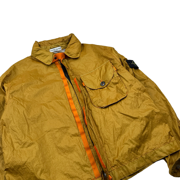 Stone Island 2004 Paul Harvey Orange Parachute Nylon Jacket - Medium