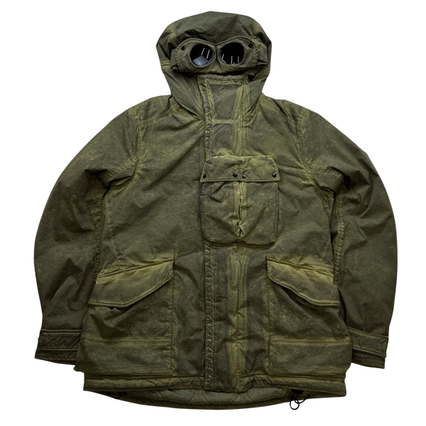 CP Company Khaki Re-Colour Nycra Goggle Jacket -XL – Mat's Island