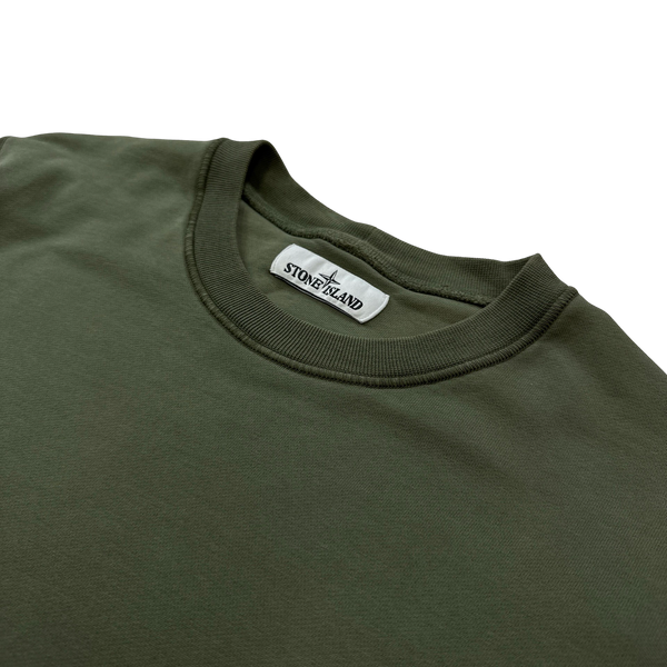 Stone island t shirt olive green store