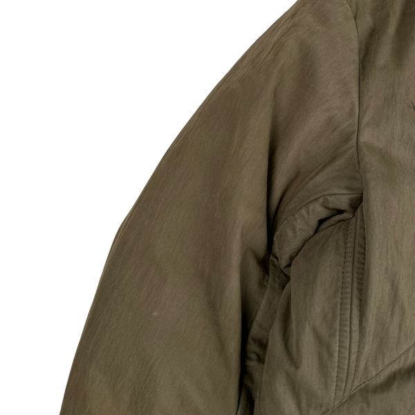 CP Company 2006 Khaki Multi Pocket Down Lined Jacket - Medium