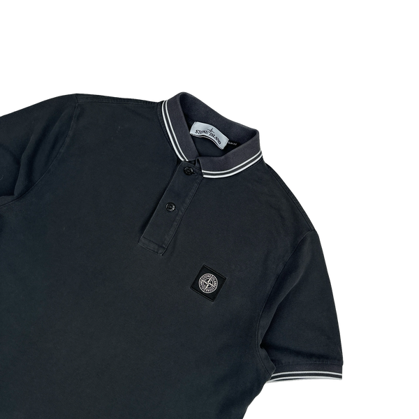 Stone Island 2018 Charcoal Polo Shirt - Medium