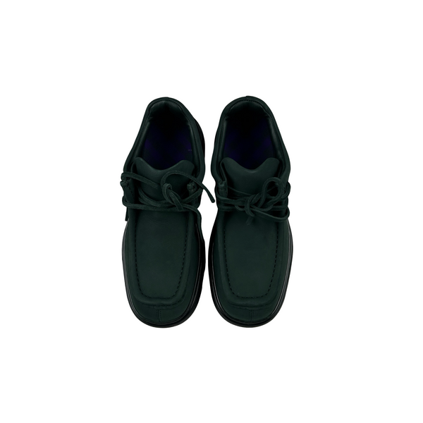 Burberry Vine EKD Leather Boat Shoes - UK 10