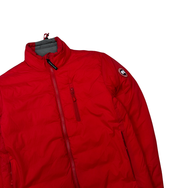 Canada Goose Red Zipped Down Filled Jacket - XS