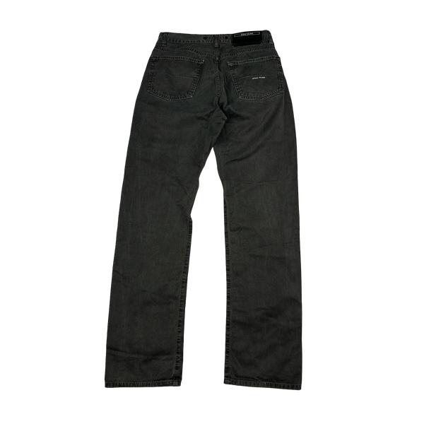 Stone Island Charcoal Grey Denims Cotton Trousers - 31"