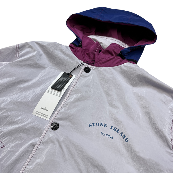 Stone Island Nylon Metal Reflective Marina Jacket - Large