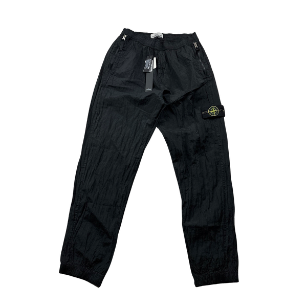 Stone Island 2023 Black Nylon Metal Econyl Trousers - 30"
