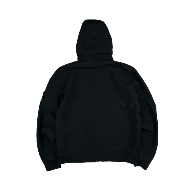 Stone Island 2019 Black Light Soft Shell R Jacket - Large
