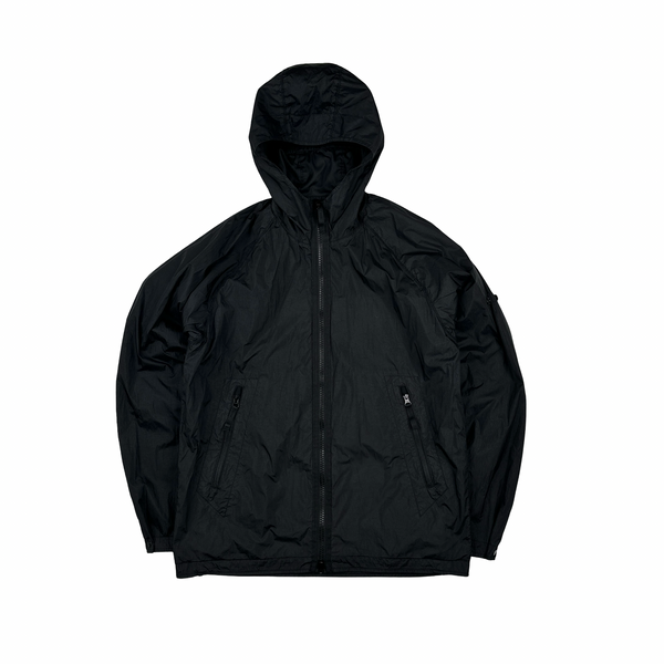 Stone Island 2021 Black Ghost Reversible Hooded Jacket - Medium
