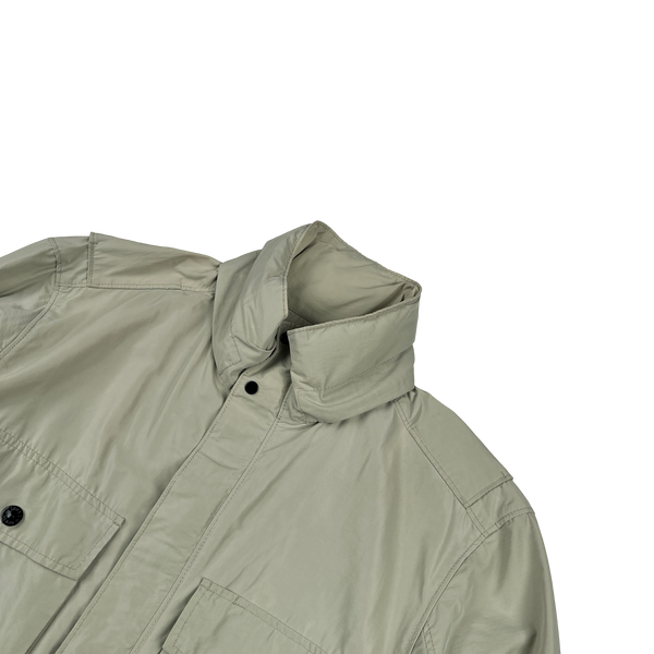 Stone Island 2019 Tan Micro Reps Multipocket Parka Jacket - Medium