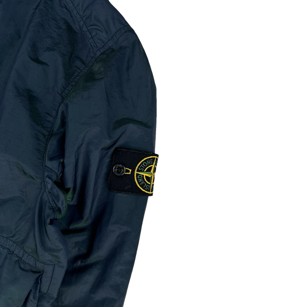 Stone Island 2017 Blue & Green Nylon Metal Colour Weft Jacket - Medium