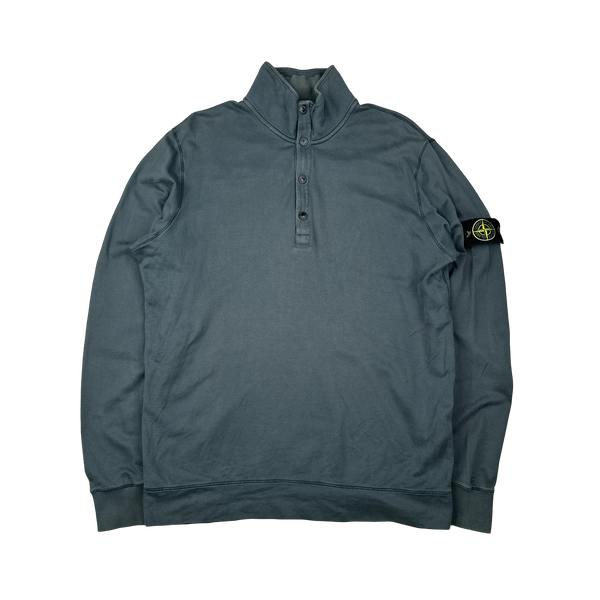 Stone Island 2017 Blue Cotton Pullover Jumper - XXL