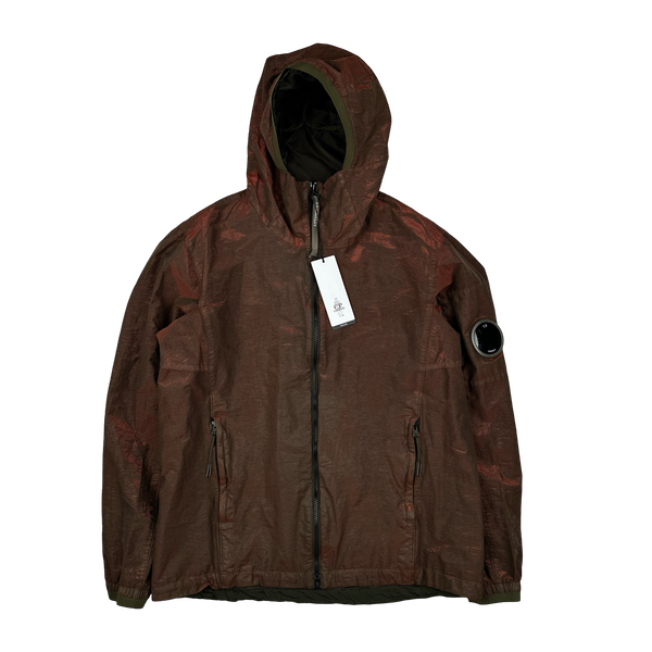 CP Company P.Ri.S.M Red Prismatic Ripstop Membrane Hooded Jacket - XL