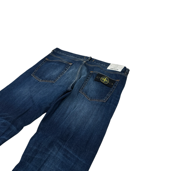 Stone Island 2015 Dark Wash Slim Fit Denim Jeans - 36"