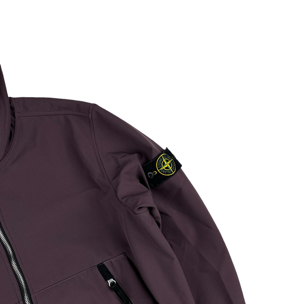 Stone Island 2018 Plum Light Soft Shell R Jacket - Large