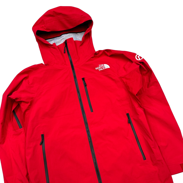 North Face Red Gore Tex Futurelight Summit Series Hooded Jacket - Medium