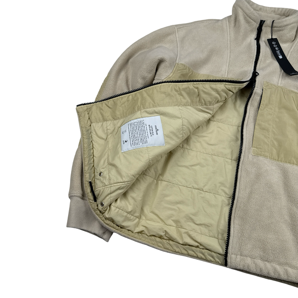Stone Island Cotton Pile Nylon-TC Zip up Fleece - Large