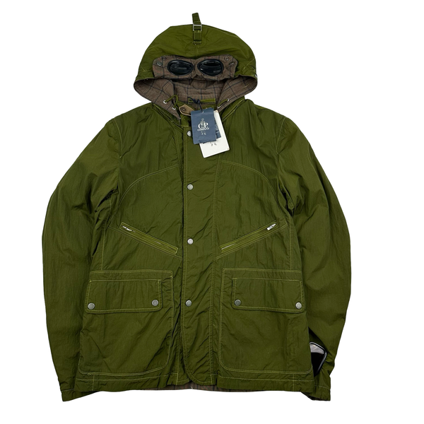 CP Company Jaeger-LeCoultre La Mille Goggle Square Watch Viewer Hooded Jacket - Large