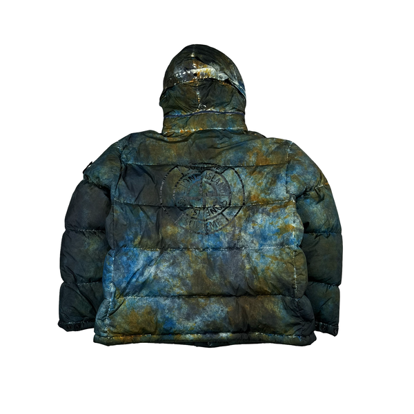 Stone Island x Supreme Paintball Camo Crinkle Reps Puffer Jacket - XL