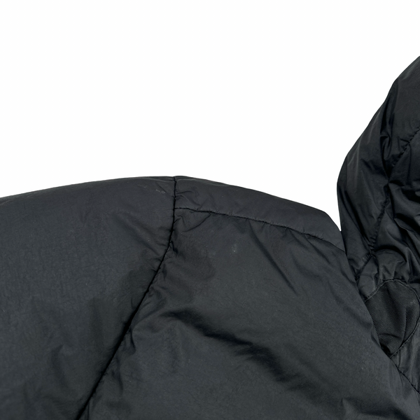 Stone Island 2020 Black Crinkle Reps Puffer Jacket - XL