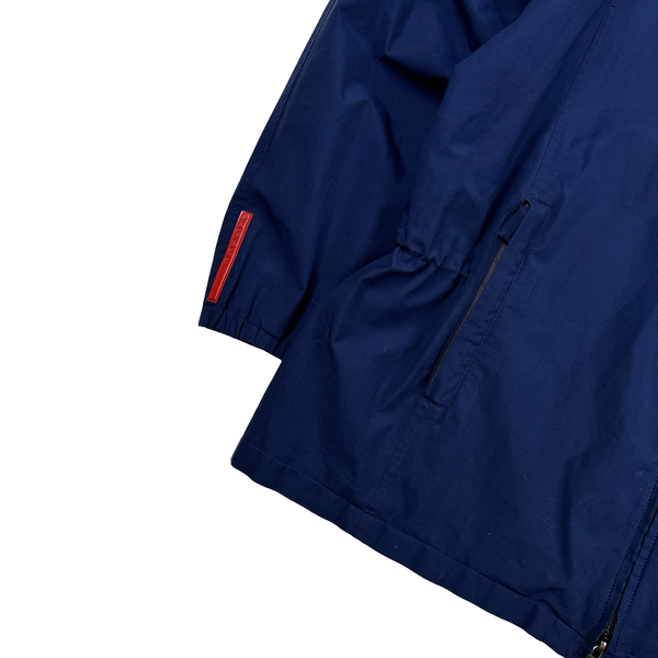 Prada Navy Nylon Red Tab Goretex Jacket - XXL