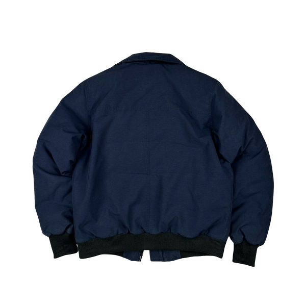 Canada Goose Navy Down Filled Bromley Bomber Jacket - Large