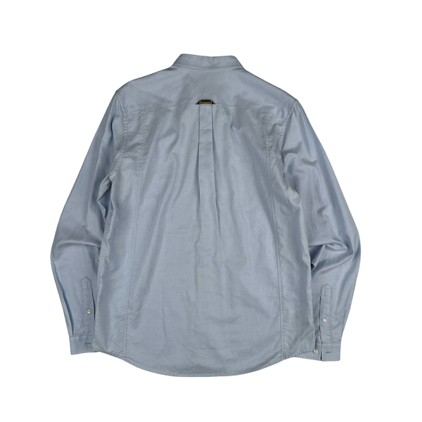 Fred Perry Bradley Wiggins Blue Buttoned Shirt - Large