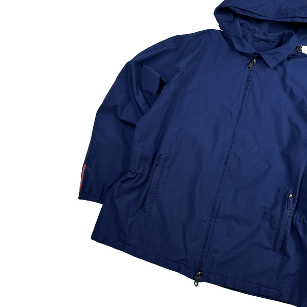 Prada Navy Nylon Red Tab Goretex Jacket - XXL