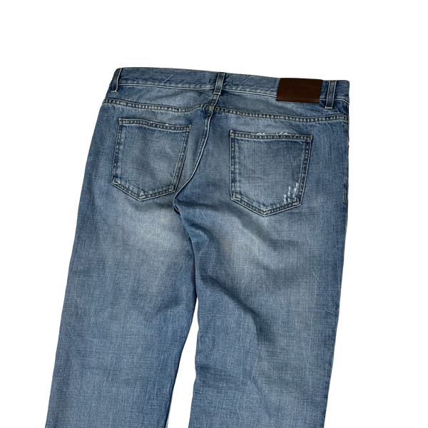 Prada Tapered Fit Denim Jeans - 36" Waist