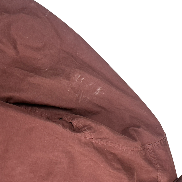 CP Company 50 Fili Maroon Multi pocket Goggle Jacket - Small