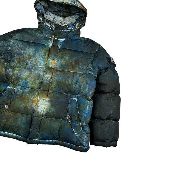 Stone Island x Supreme Paintball Camo Crinkle Reps Puffer Jacket - XL